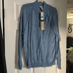 Tommy Bahama Half Zip Reversible Sweater